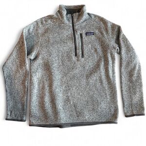 SOLD Patagonia grey better sweater Fleece Jacket